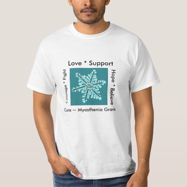 Camiseta Lucha de la esperanza del amor/curación - (Anverso)