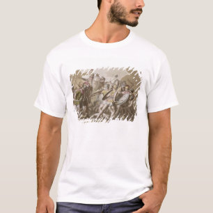Camiseta Lucha de los Griegos y de los Trojan sobre el