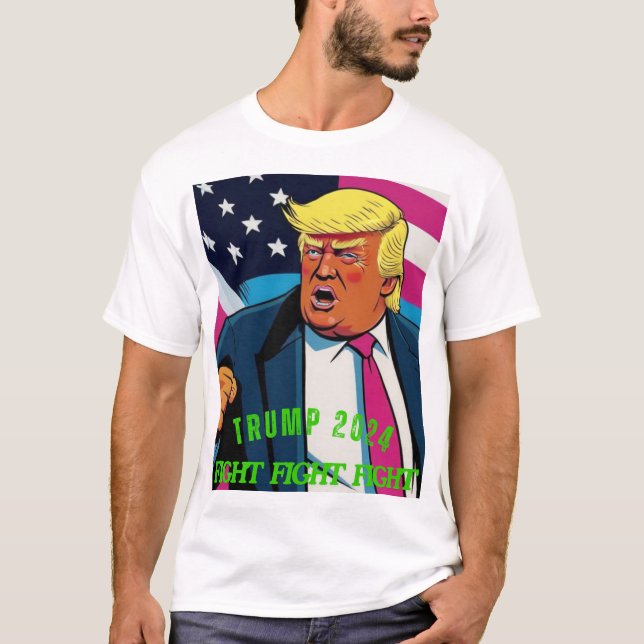 CAMISETA LUCHA DE LUCHA CONTRA TRUMP 2024 (Anverso)