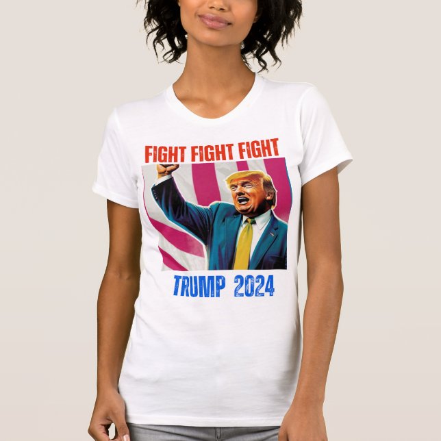 CAMISETA LUCHA DE LUCHA CONTRA TRUMP 2024 (Anverso)