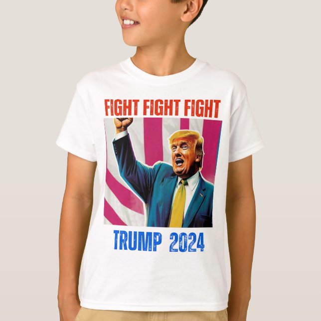 CAMISETA LUCHA DE LUCHA CONTRA TRUMP 2024 (Anverso)