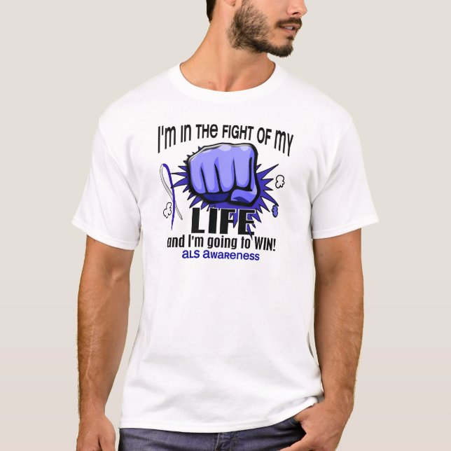 Camiseta Lucha de mi ALS de la vida 2 (Anverso)