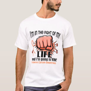 Camiseta Lucha de mi cáncer uterino de la vida 2