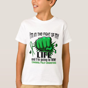 Camiseta Lucha de mi parálisis cerebral de la vida 2