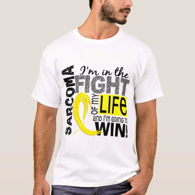 Camiseta Lucha de mi sarcoma de la vida (Anverso)