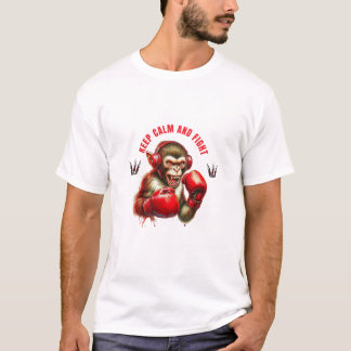 Camiseta lucha de monos