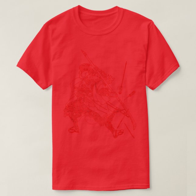 Camiseta lucha de samurai (Diseño del anverso)