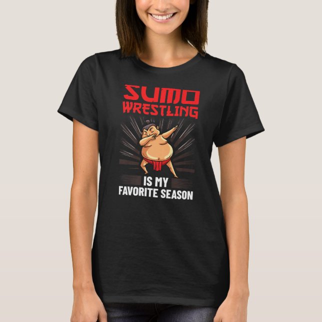 Camiseta Lucha de sumo contra el deporte de lucha libre jap (Anverso)