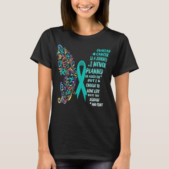 Camiseta lucha de vida por el cáncer de ovario (Anverso)