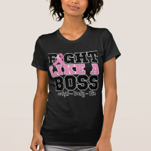 Camiseta Lucha del cáncer de pecho como Boss
