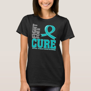 Camiseta Lucha del cáncer ovárico para una curación