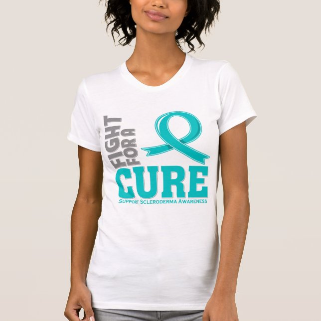 Camiseta Lucha del escleroderma para una curación (Anverso)