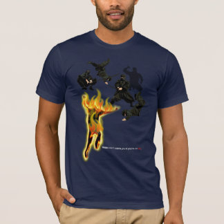 CAMISETA LUCHA DEL FUEGO DE NINJA