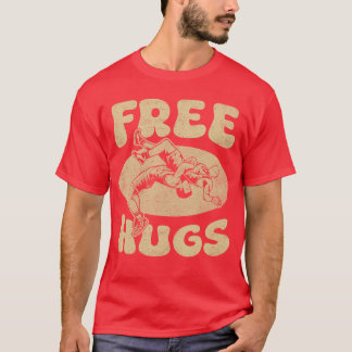 Camiseta Lucha divertida abrazos gratis lucha luchador luch