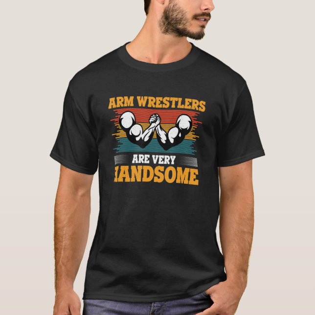 Camiseta Lucha en el brazo de los luchadores de armas 30 (Anverso)