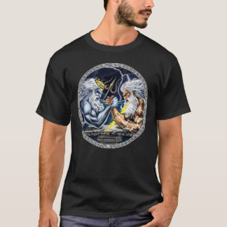Camiseta Lucha entre el brazo de Zeus y Poseidon