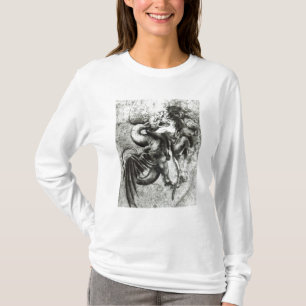 Camiseta Lucha entre un dragón y un león