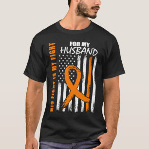 Camiseta Lucha familiar de ESclerosis Múltiple Marido EScle
