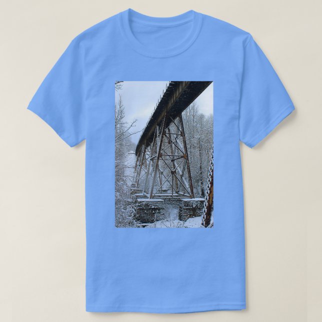 Camiseta Lucha ferroviaria en la nieve (Diseño del anverso)