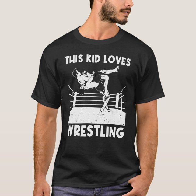 Camiseta Lucha Guay Para Niños Lucha De Niños (Anverso)