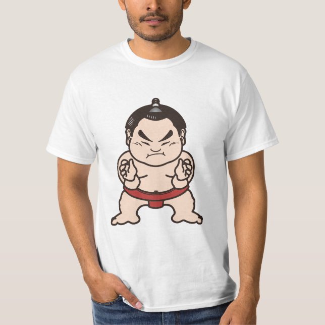 Camiseta Lucha japonesa de Japón del dibujo animado del (Anverso)