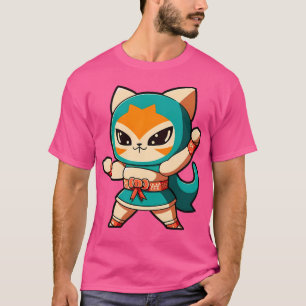 Camiseta Lucha libre de gatos