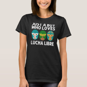 Camiseta Lucha Libre Diseños Para Niños Hombres Luchador Lu