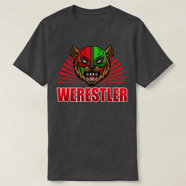 Camiseta Lucha libre enmascarada en Halloween (Diseño del anverso)