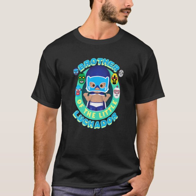 Camiseta Lucha libre lucha Cumpleaños Hermano Del Pequeño (Anverso)