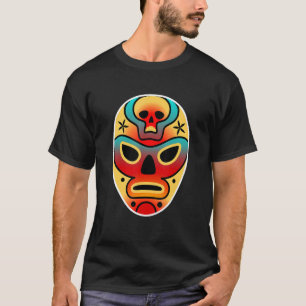 Camiseta Lucha libre luchador contra la máscara mexicana