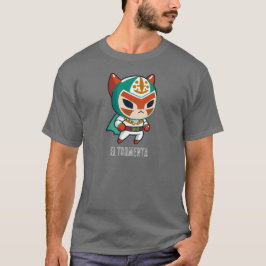 Camiseta Lucha libre, máscara de gato, lucha mexicana, El T