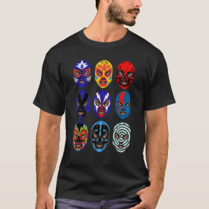 Camiseta Lucha libre mascara máscara de lucha mexicana