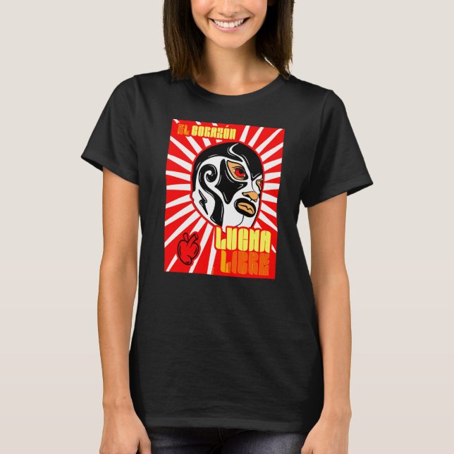 Camiseta Lucha libre México lucha contra la máscara de Luch (Anverso)