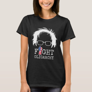Camiseta Lucha Oligarquía Sanders Y Aoc Libertad Us Ant Tr