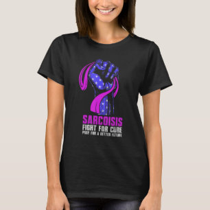 Camiseta Lucha Por Cure Sarcoidosis Guerrero Sarcoidosis Aw