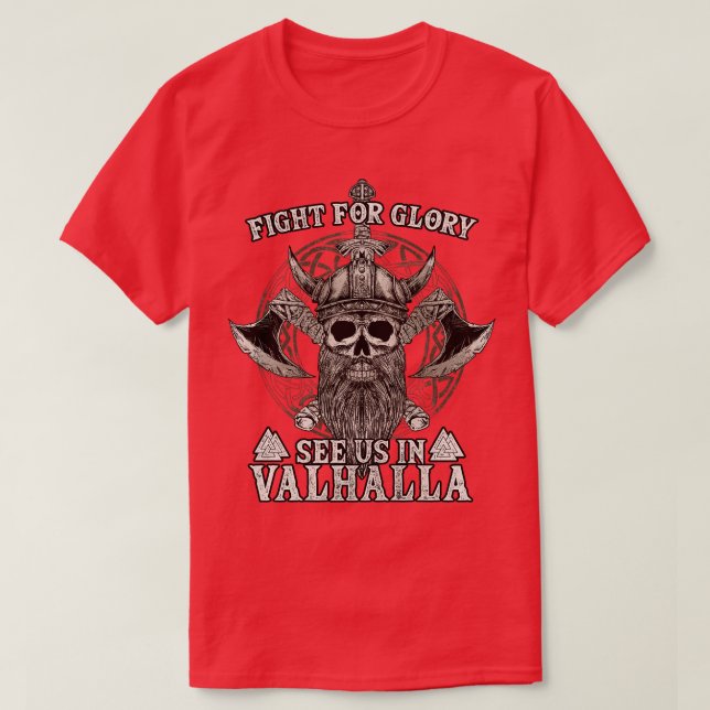 Camiseta Lucha por la gloria Valhalla 7 (Diseño del anverso)