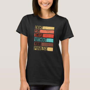 Camiseta Lucha por los Derechos Civiles Estadounidenses Afr