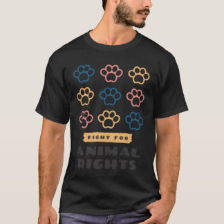 Camiseta Lucha por los derechos de los animales familia