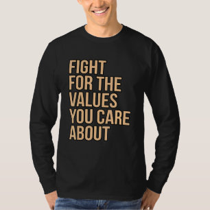 Camiseta Lucha Por Los Valores Igualdad Derechos Igual A Mu
