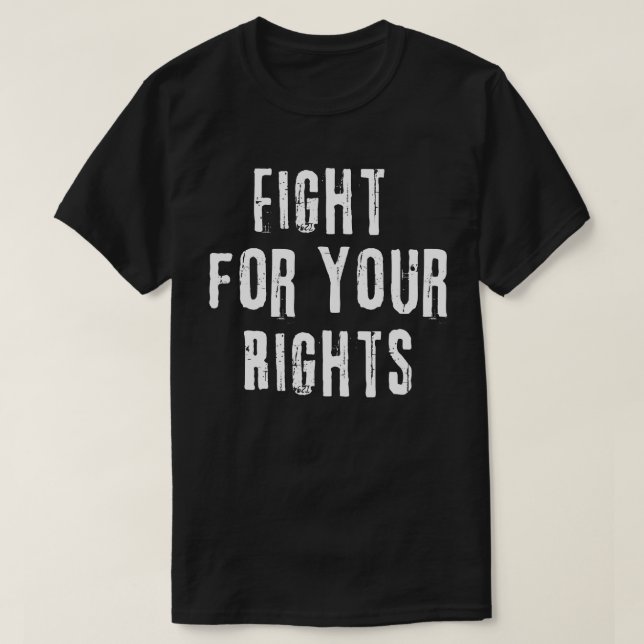 Camiseta Lucha por tus derechos (Diseño del anverso)