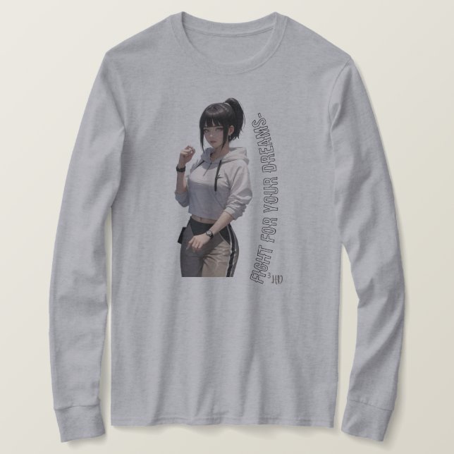 Camiseta Lucha por tus sueños (Anverso del diseño)