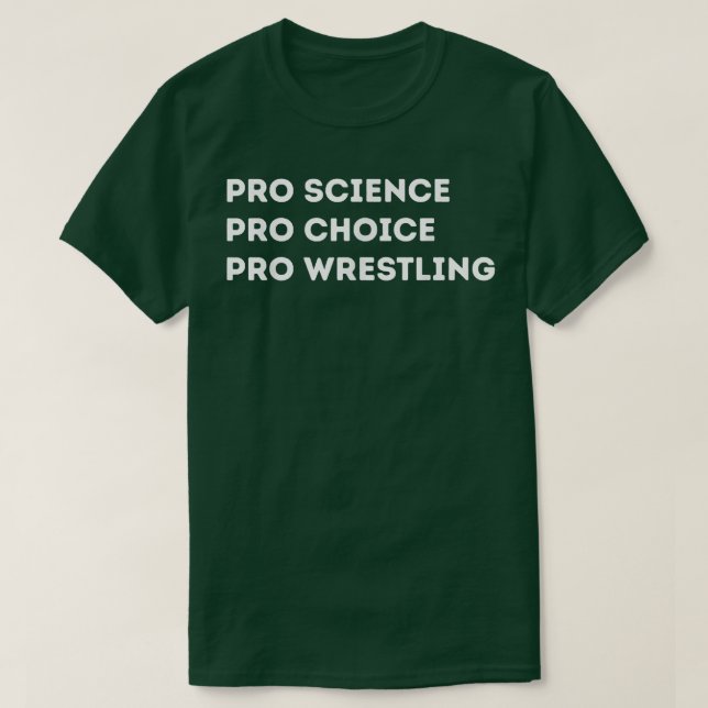 Camiseta Lucha Pro Science Pro Choice Pro (Diseño del anverso)