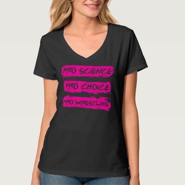 Camiseta Lucha Pro Science Pro Choice Pro (Anverso)
