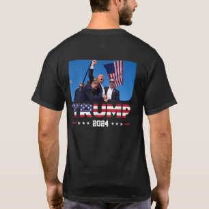 Camiseta LUCHA Trump Señales de Trump a los estadounidenses