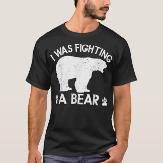 Camiseta Luchaba contra un oso de piernas rotas para los ho