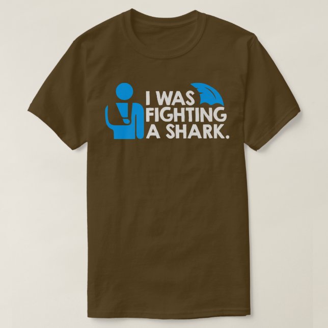 Camiseta Luchaba contra un tiburón (Diseño del anverso)