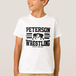 Camiseta Luchador AGREGAR NOMBRE Escuela Atleta Equipo de L