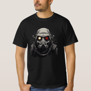 Camiseta Luchador apocalíptico ciborg post-apocalíptico