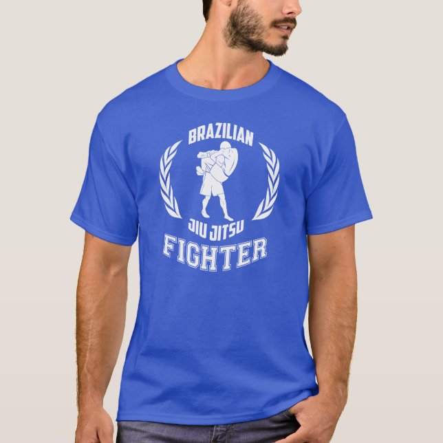 Camiseta Luchador brasileño de Jiu Jitsu (Anverso)