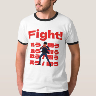 Camiseta Luchador con estilo de anime retro de los 90